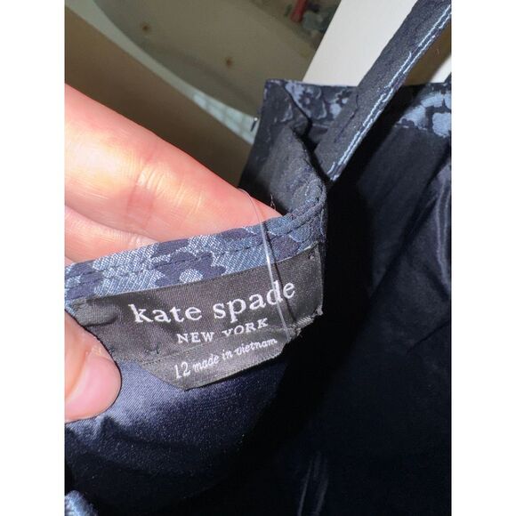 Kate Spade New York Brocade Fit & Flare Dress Size 12 Princess Flowers - Picture 9 of 11